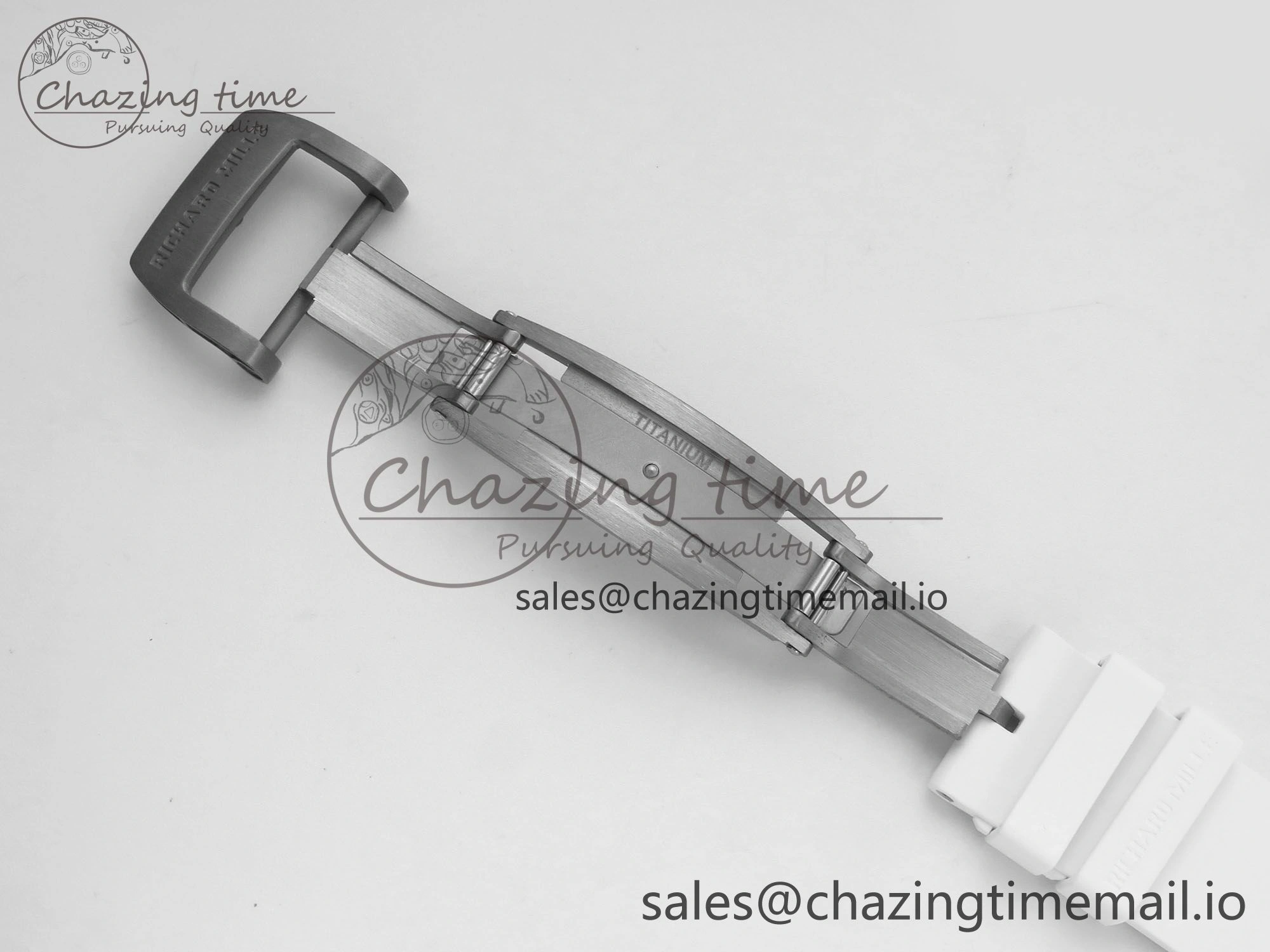 SmartChoice RM055 White Ceramic APSF 1:1 Best Edition Red Inner Bezel on White Rubber Strap RMUL2 Super Clone 9143