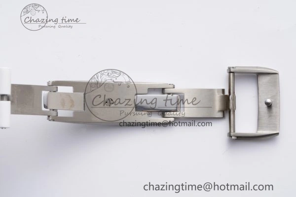 Packable RM055 White Ceramic BBR Best Edition Skeleton Dial on White Rubber Strap Clone RMUL2 V 9357
