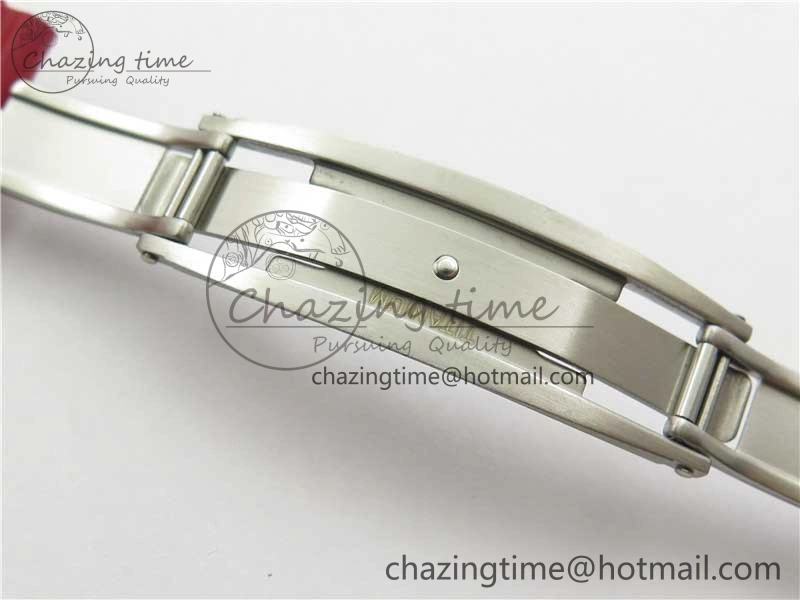 RM055 White Ceramic KVF Best Edition Skeleton Dial Red on Red Rubber Strap MIYOTA8215 V FlexibleFit 9413