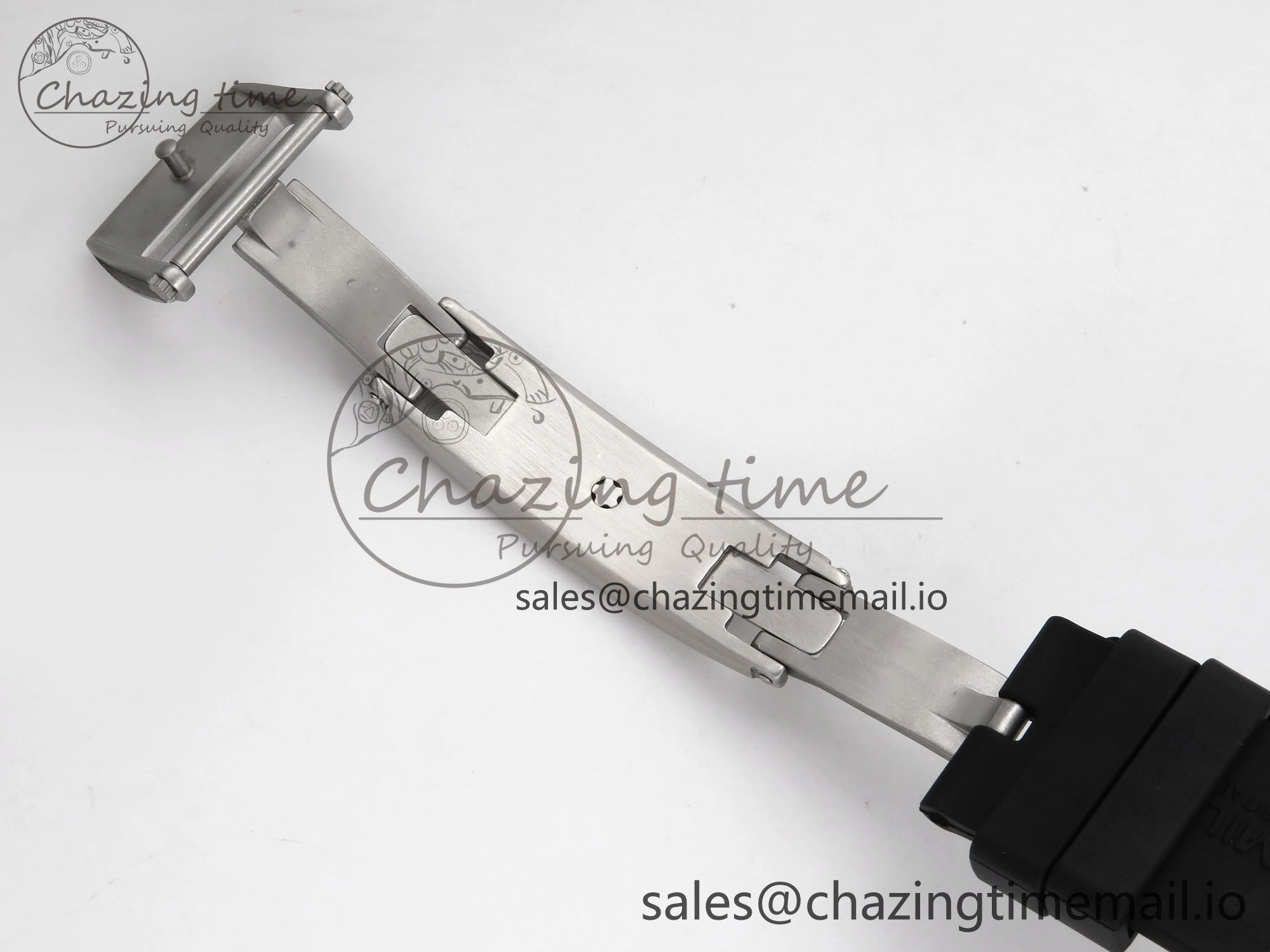 RM055 White Ceramic T+F 1:1 Best Edition Black Skeleton Dial on Black Rubber Strap RMUL2 Super Clone Bright 9244