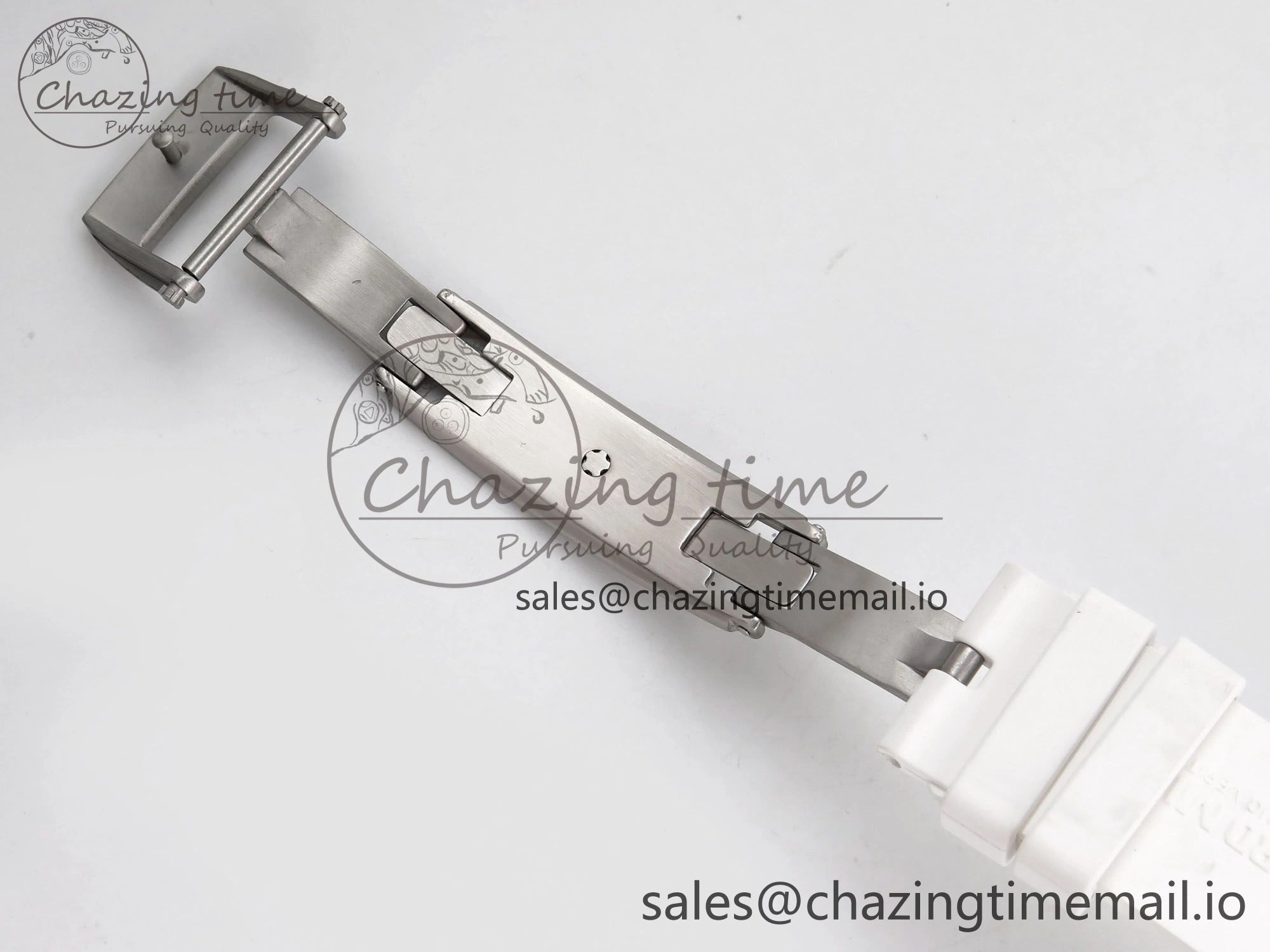 RM055 White Ceramic T+F 1:1 Best Edition Blue Skeleton Dial on White Rubber Strap RMUL2 Super Clone OdorResistant 9241