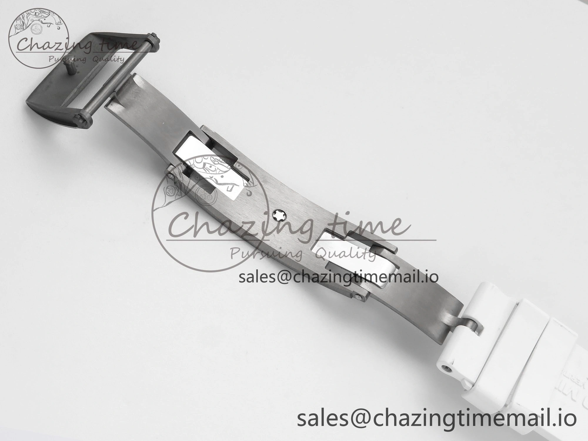 SoftTouch RM055 White Ceramic ZF 1:1 Best Edition on White Rubber Strap RMUL2 Super Clone 9248