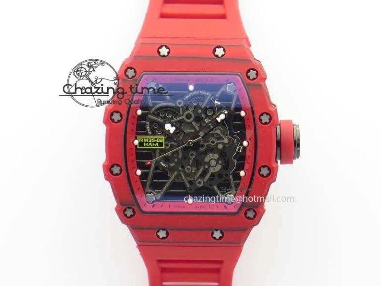 Minimalist RM056 RMF White Inner Bezel Skeleton Dial On Transparent Rubber Strap MIYOTA 9583