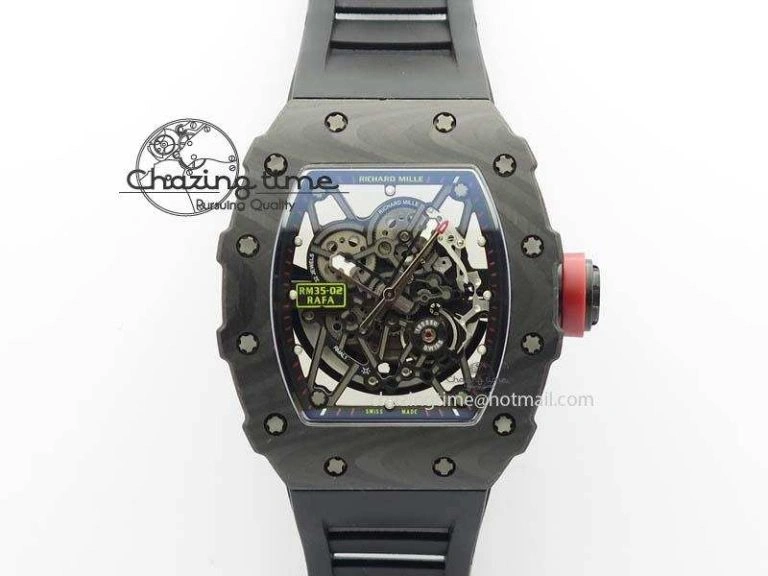 RM056 RMF Yellow Inner Bezel Skeleton Dial On Transparent Rubber Strap MIYOTA Affordable 9582