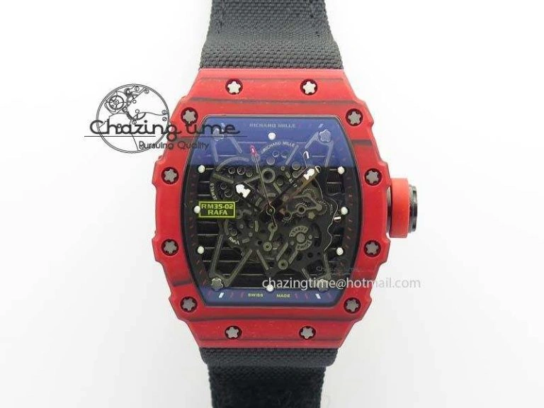 RM057 Dragon-Jackie Chan RG Rose Gold Dragon Dial On Black Rubber Strap A Refined 9588