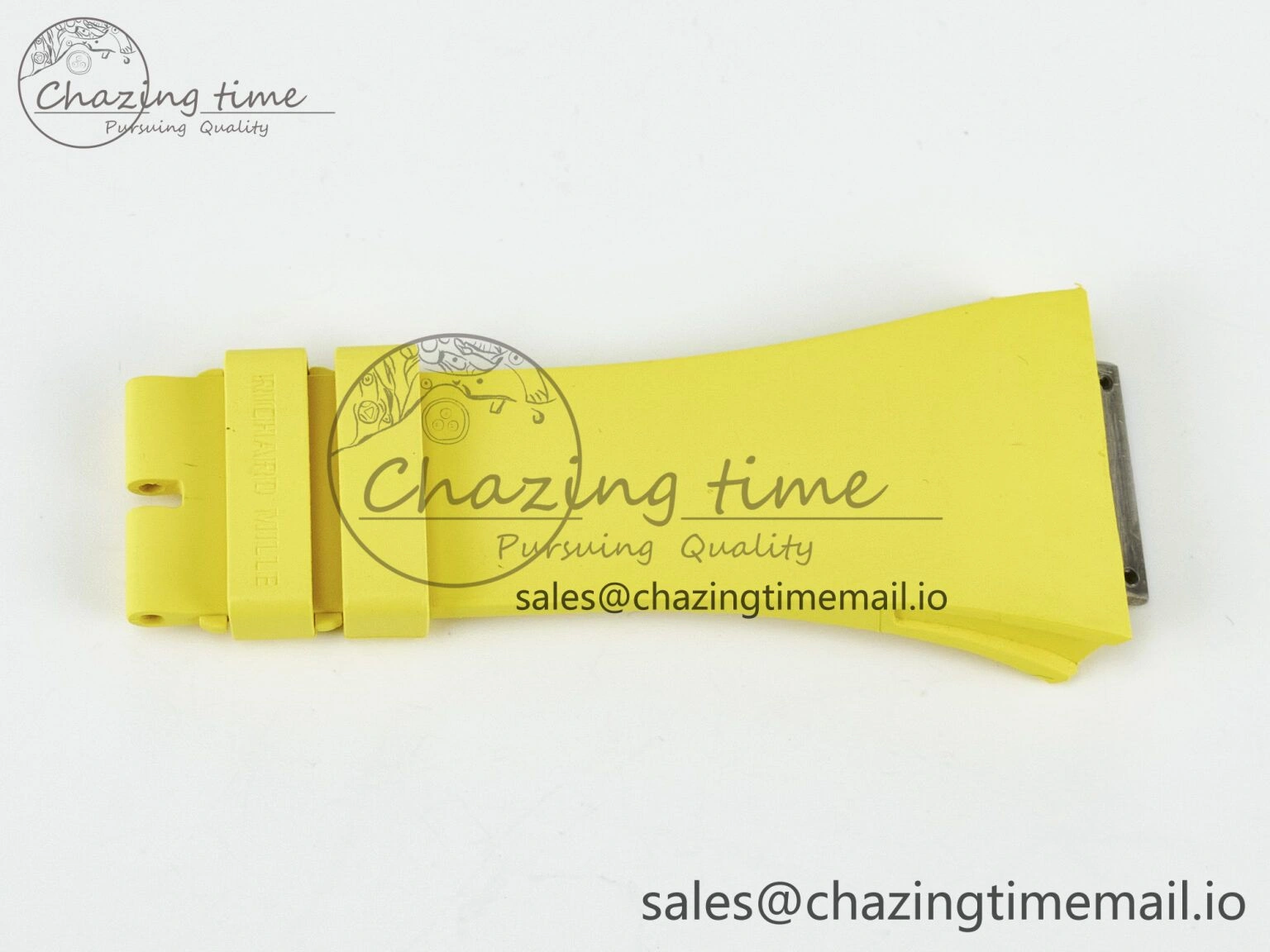 RM061 1:1 Best Edition Yellow Rubber Strap (Fits the Gen size) Refined 9189