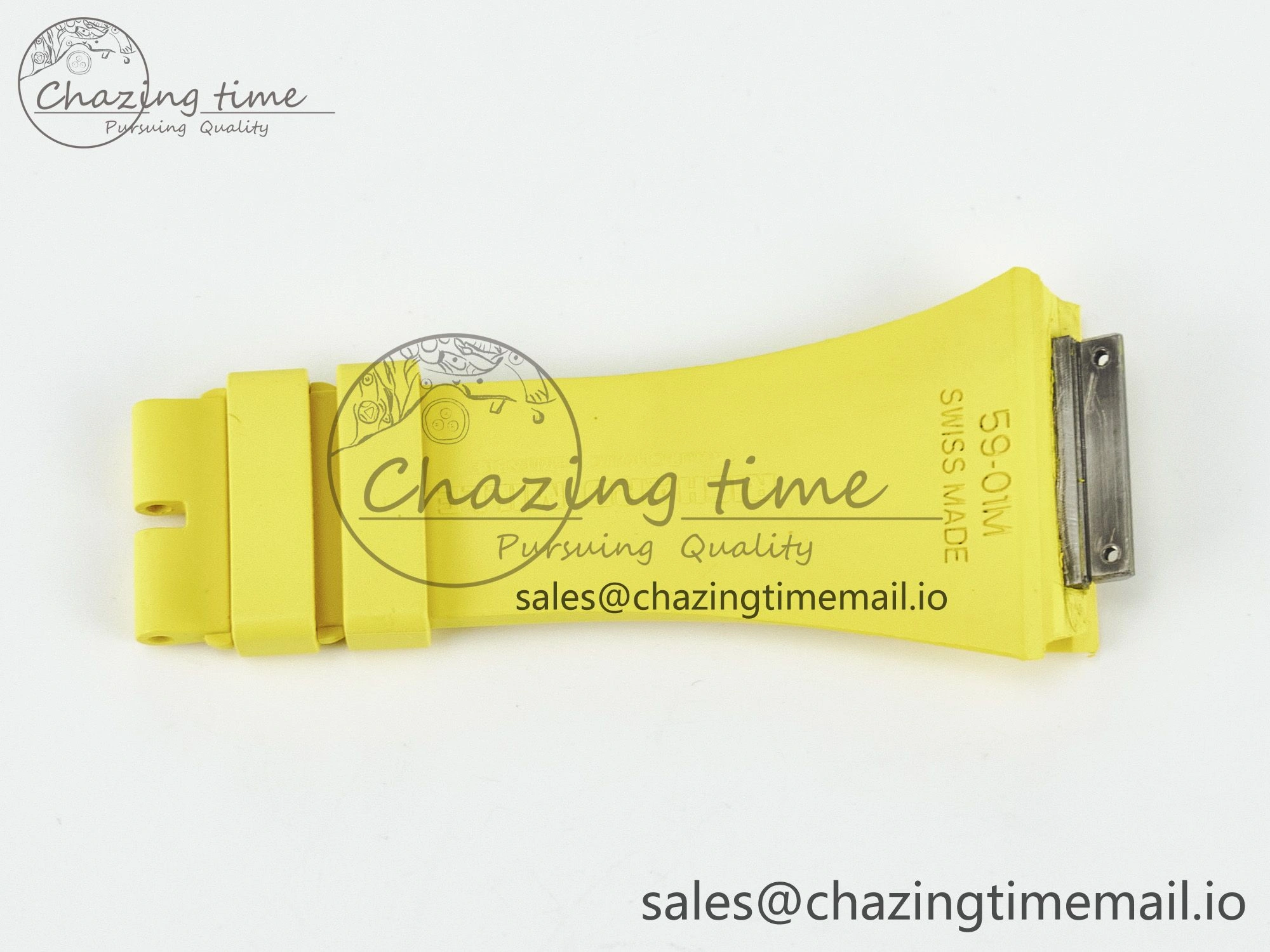 RM061 1:1 Best Edition Yellow Rubber Strap (Fits the Gen size) Refined 9189