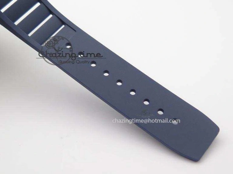 Refined RM061 Blue Inner Bezel Skeleton Dial On Blue Rubber Strap MIYOTA8215 KVF 9577