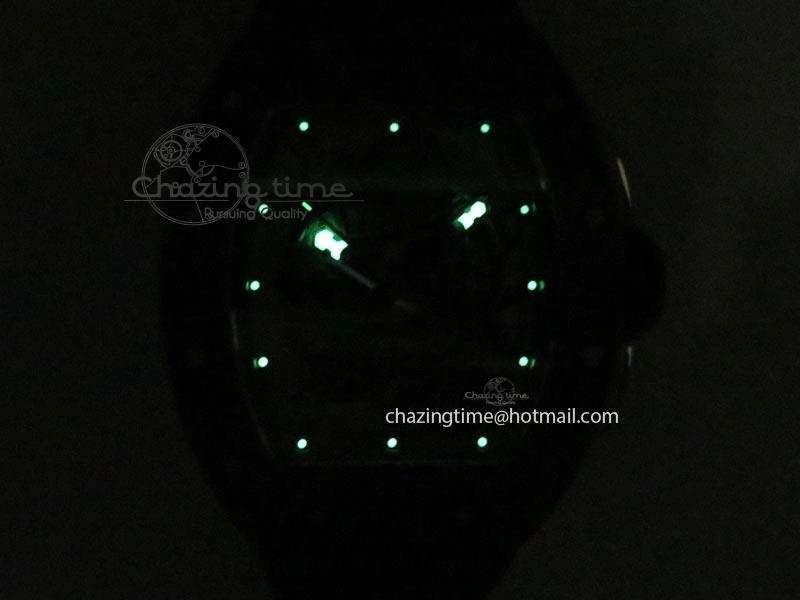 Refined RM061 Blue Inner Bezel Skeleton Dial On Blue Rubber Strap MIYOTA8215 KVF 9577