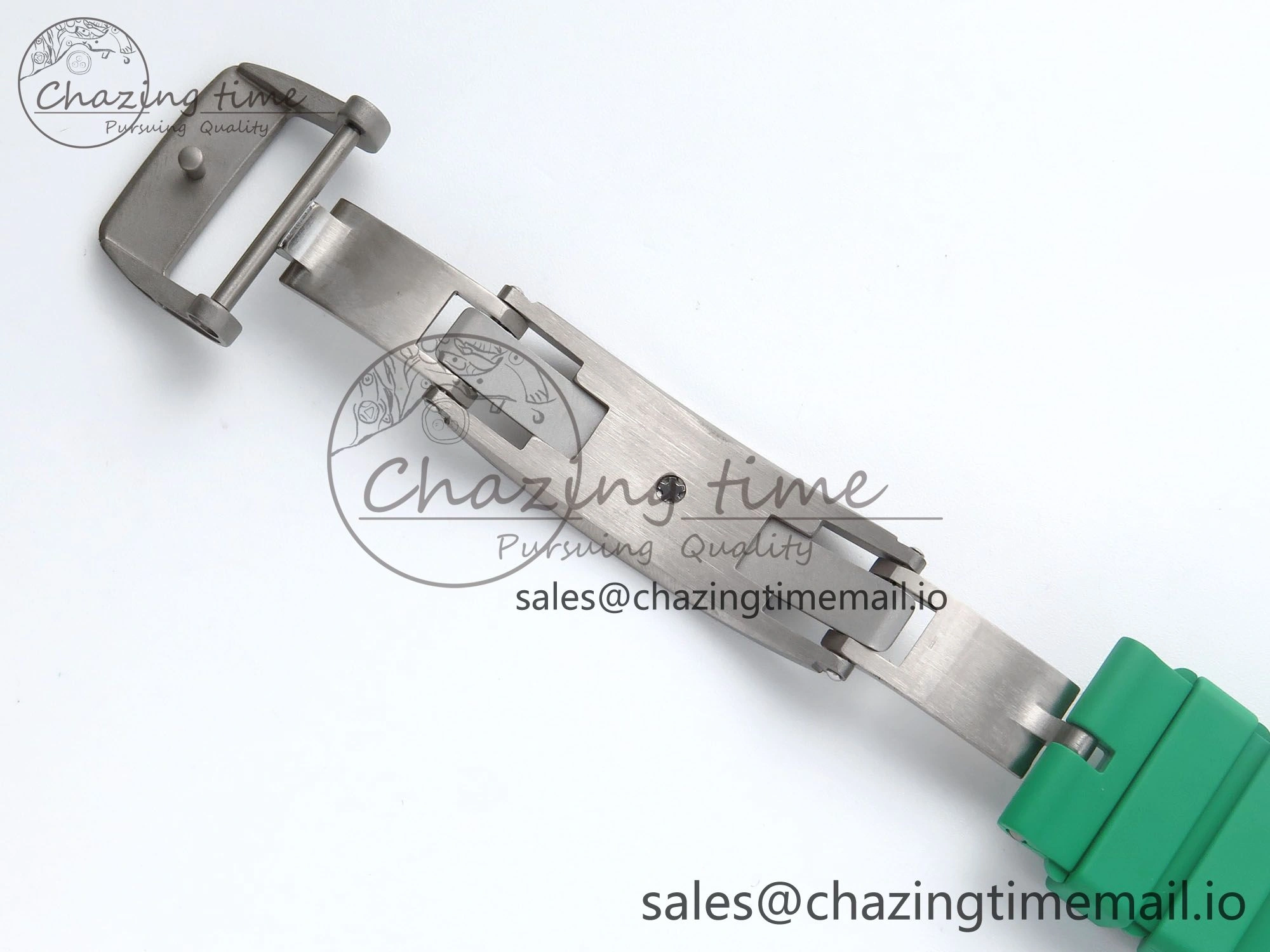 Trendsetting RM061 White Ceramic ZF 1:1 Best Edition on Green Rubber Strap RMUL2 Super Clone 9192