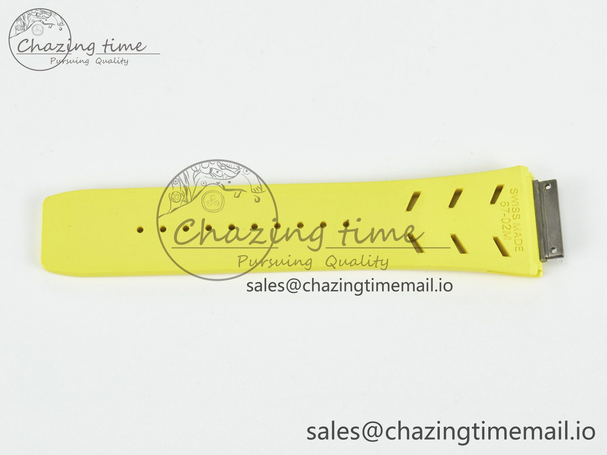 RM067 1:1 Best Edition Yellow Rubber Strap (Fits the Gen size) Timeless 9193