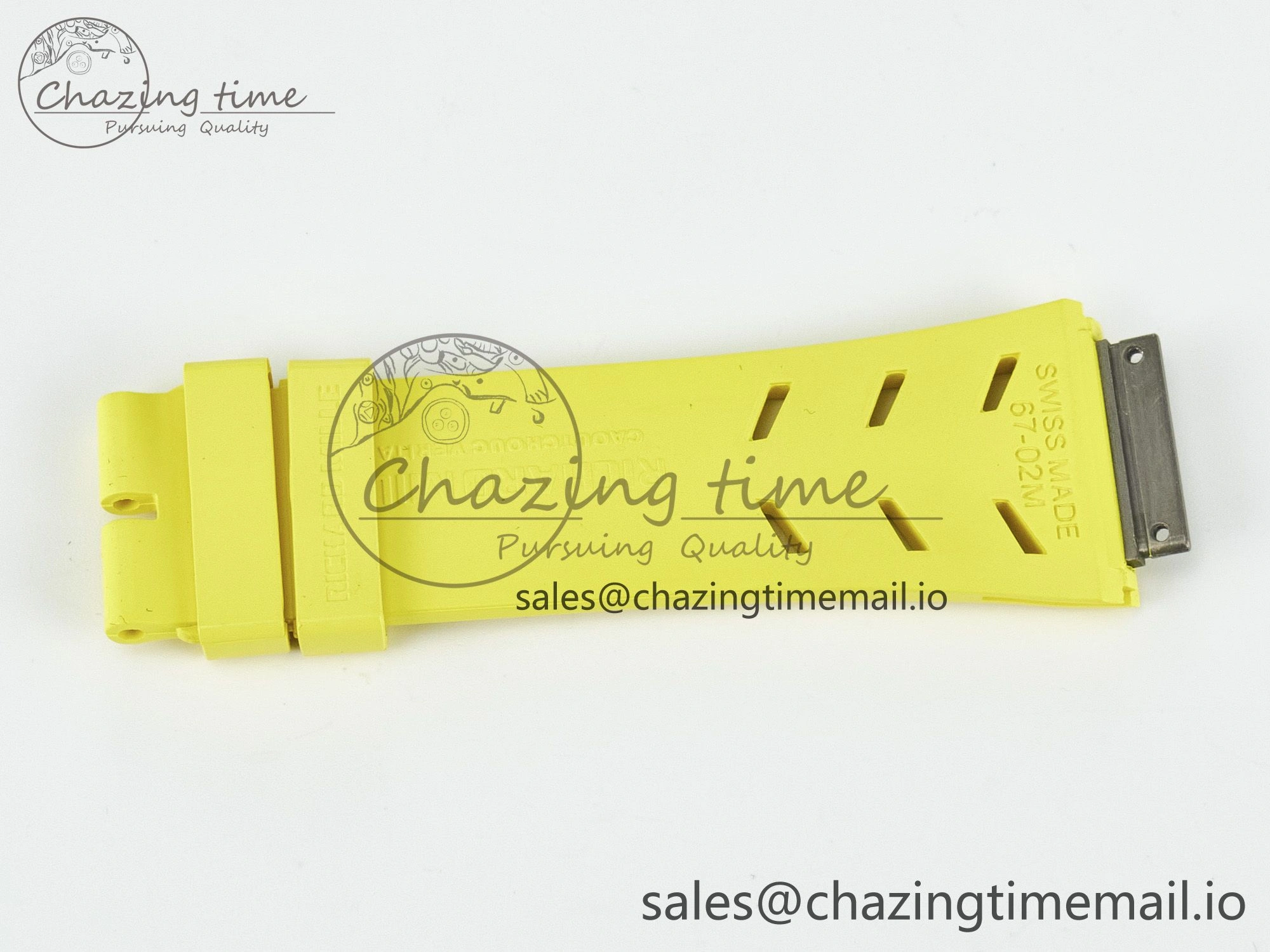 RM067 1:1 Best Edition Yellow Rubber Strap (Fits the Gen size) Timeless 9193