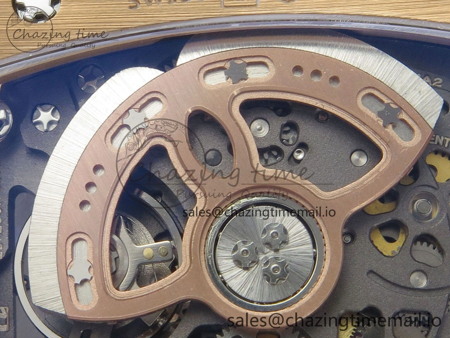 RM07 Ladies Full Diamonds RG ZF 1:1 Best Edition Red Dial on White Rubber Strap CRMA2 Clone RelaxedFit 9155