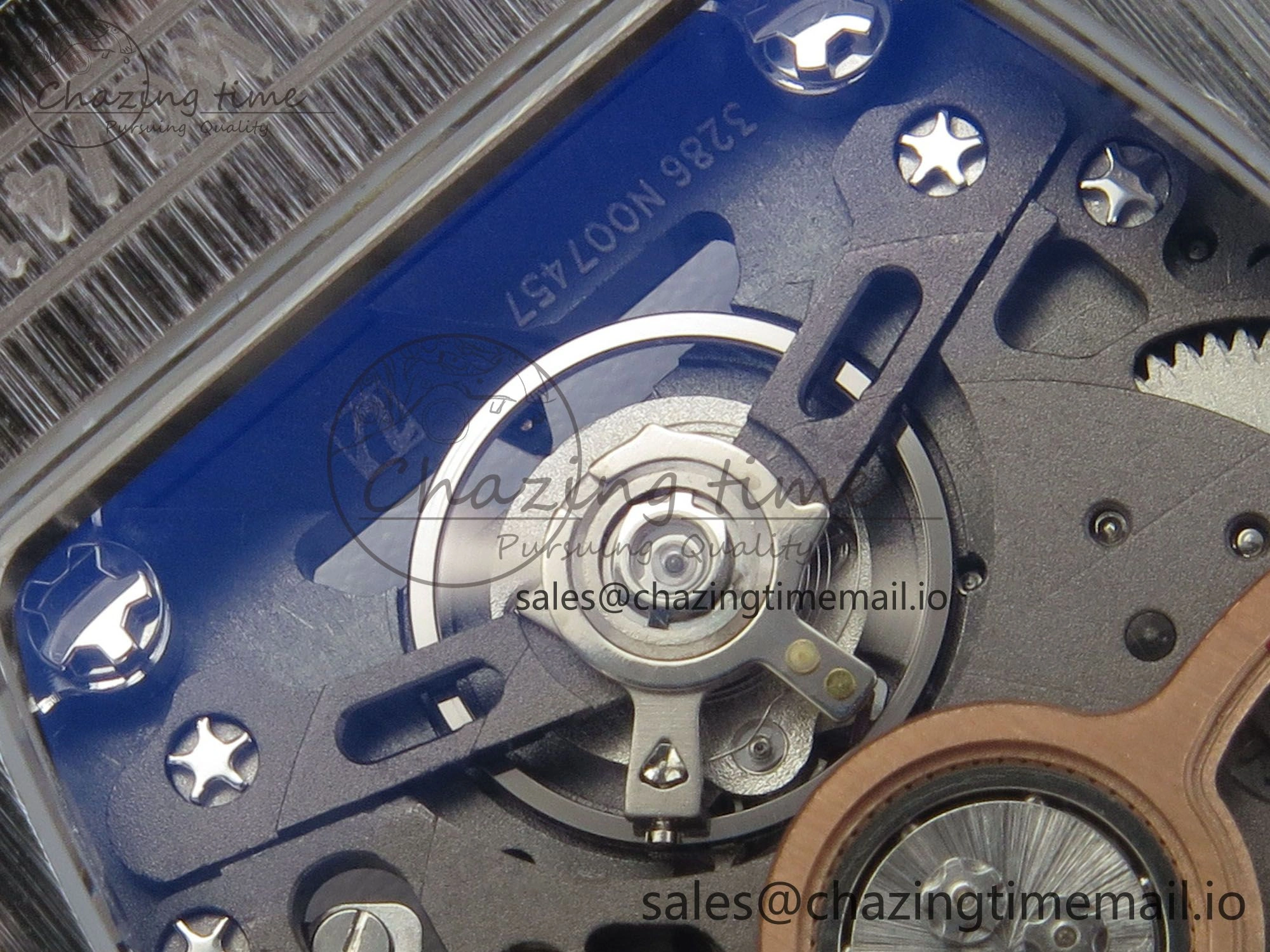 TopPick RM07 Ladies Full Diamonds SS ZF 1:1 Best Edition Black Dial on Black Rubber Strap CRMA2 Clone 9152
