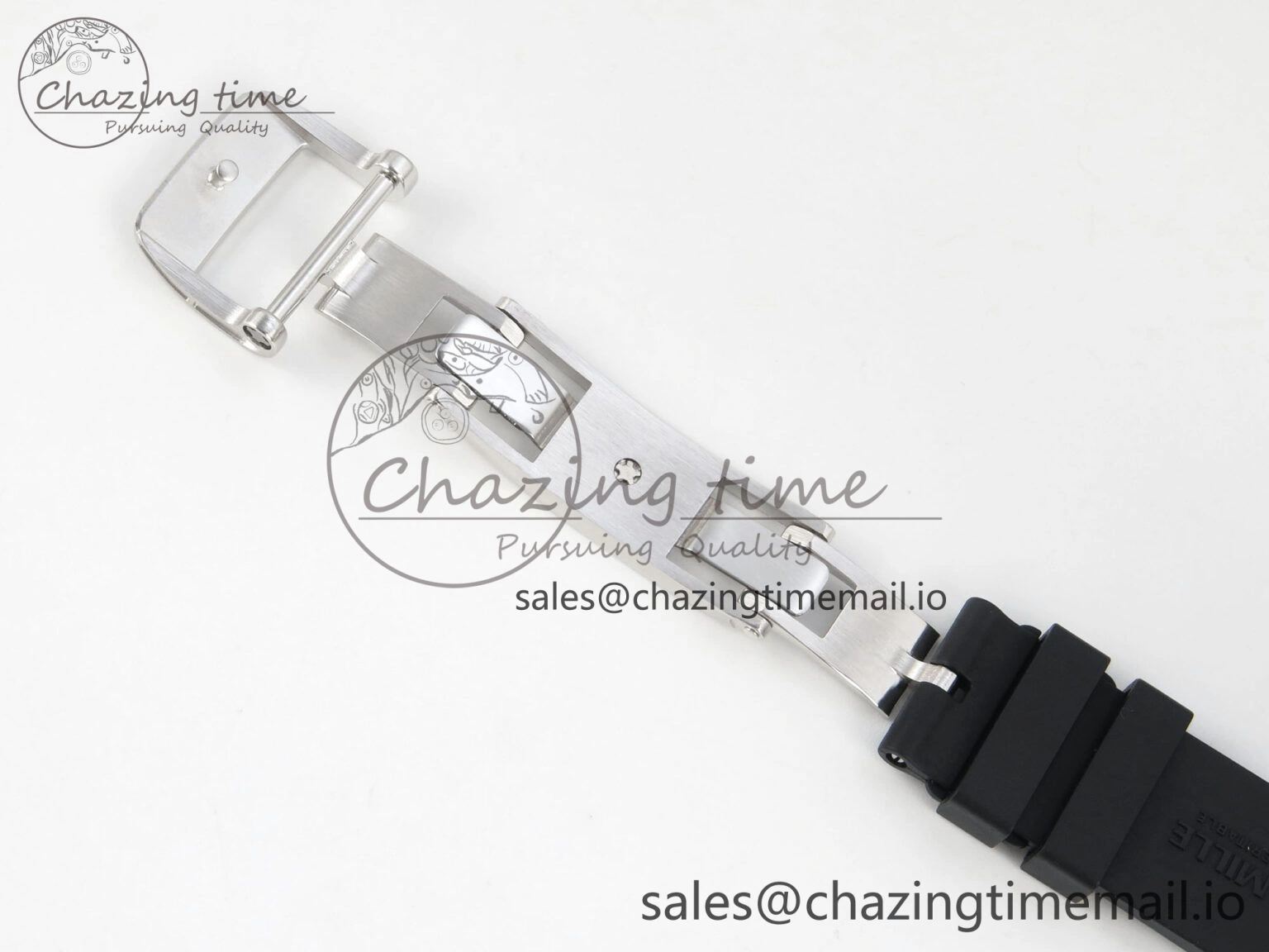 TopPick RM07 Ladies Full Diamonds SS ZF 1:1 Best Edition Black Dial on Black Rubber Strap CRMA2 Clone 9152