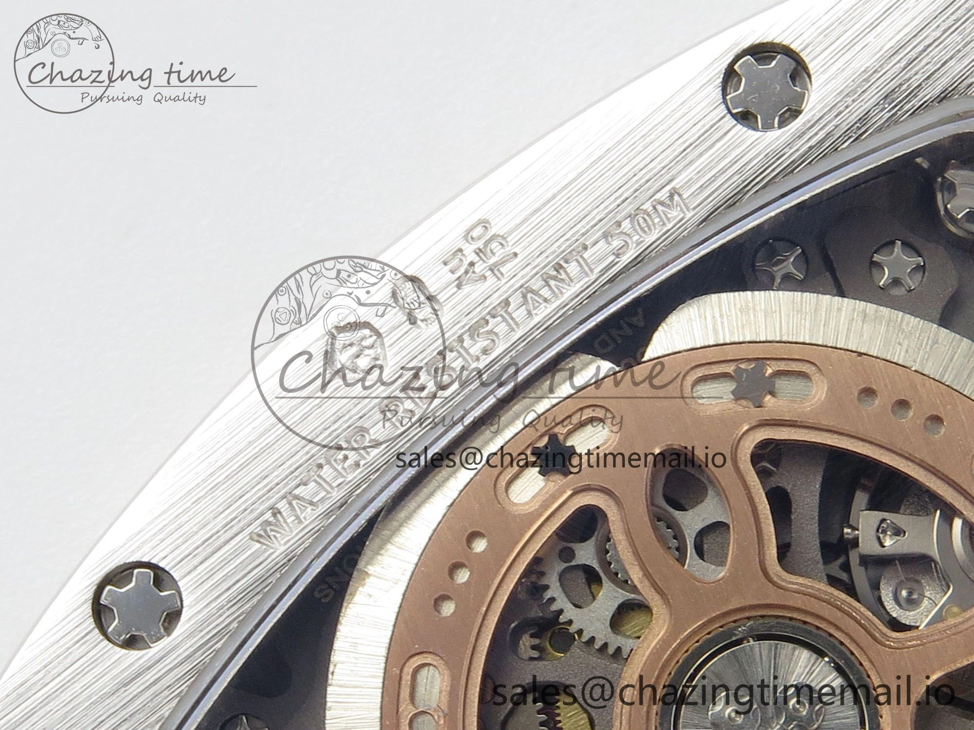 RM07 Ladies Full Diamonds SS ZF 1:1 Best Edition Red Dial on Black Rubber Strap CRMA2 Clone Original 9153