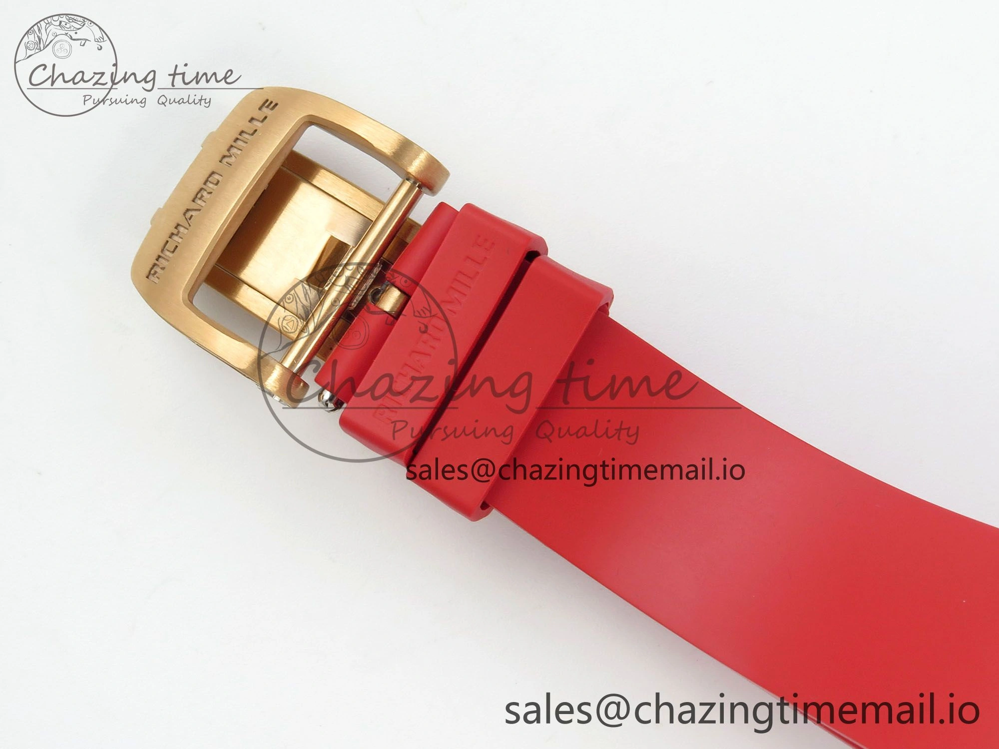 RM07 Ladies RG Diamonds Bezel ZF 1:1 Best Edition Red Diamonds Skeleton Dial on Red Rubber Strap CRMA2 Clone Efficient 10056