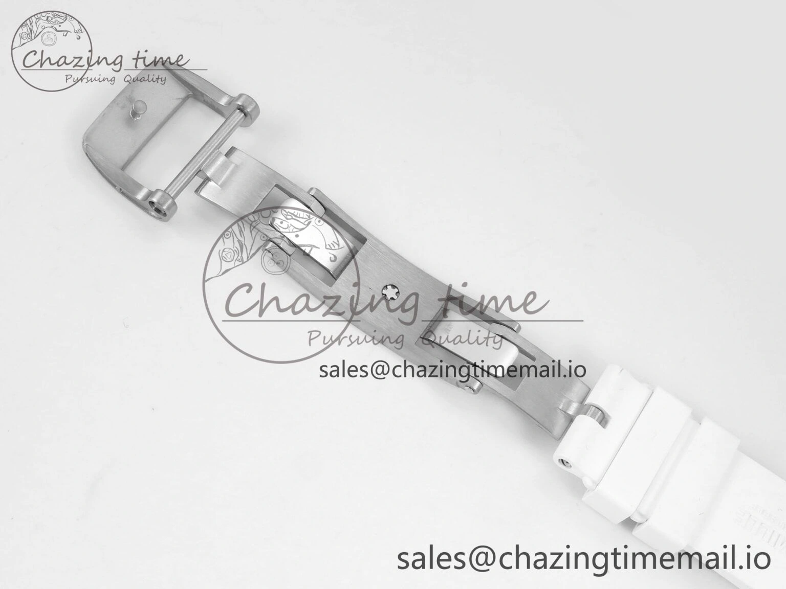 RM07 Ladies SS Diamonds Bezel ZF 1:1 Best Edition Red Diamonds Skeleton Dial on White Rubber Strap CRMA2 Clone Thermal 9164