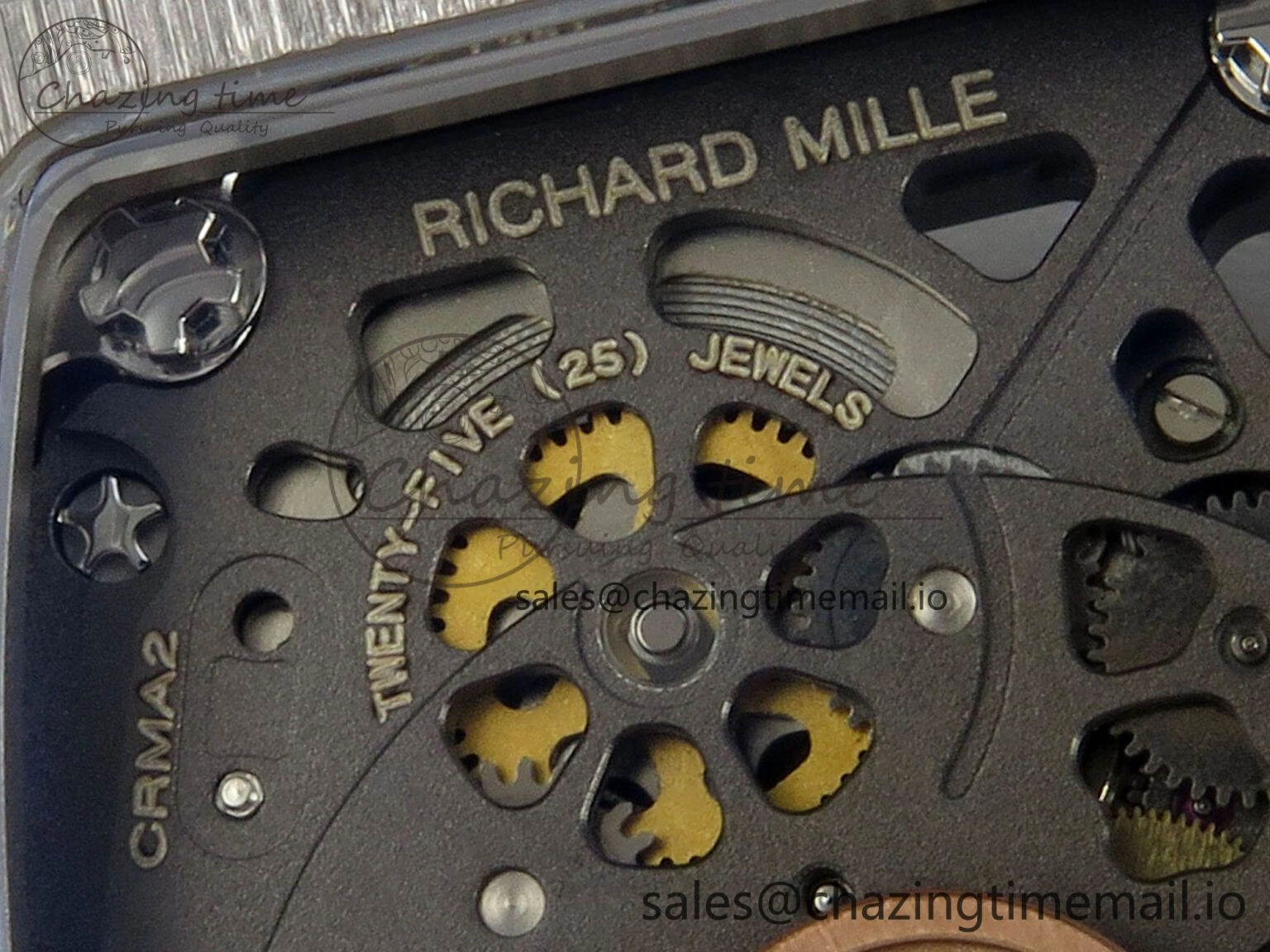 RM07 Ladies Snow Diamonds SS ZF 1:1 Best Edition Black Dial on Black Rubber Strap CRMA2 Clone EyeCatching 9146