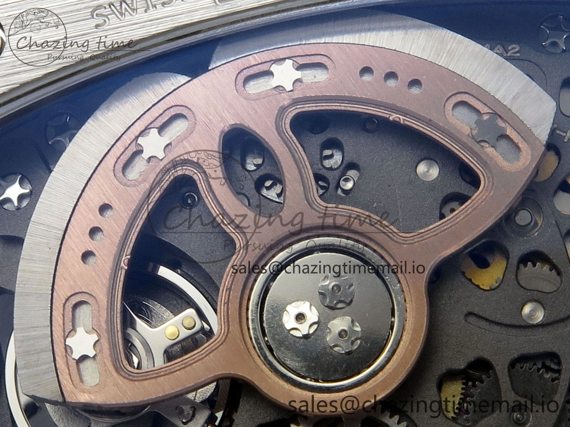 RM07 Ladies Snow Diamonds SS ZF 1:1 Best Edition Black Dial on Black Rubber Strap CRMA2 Clone EyeCatching 9146