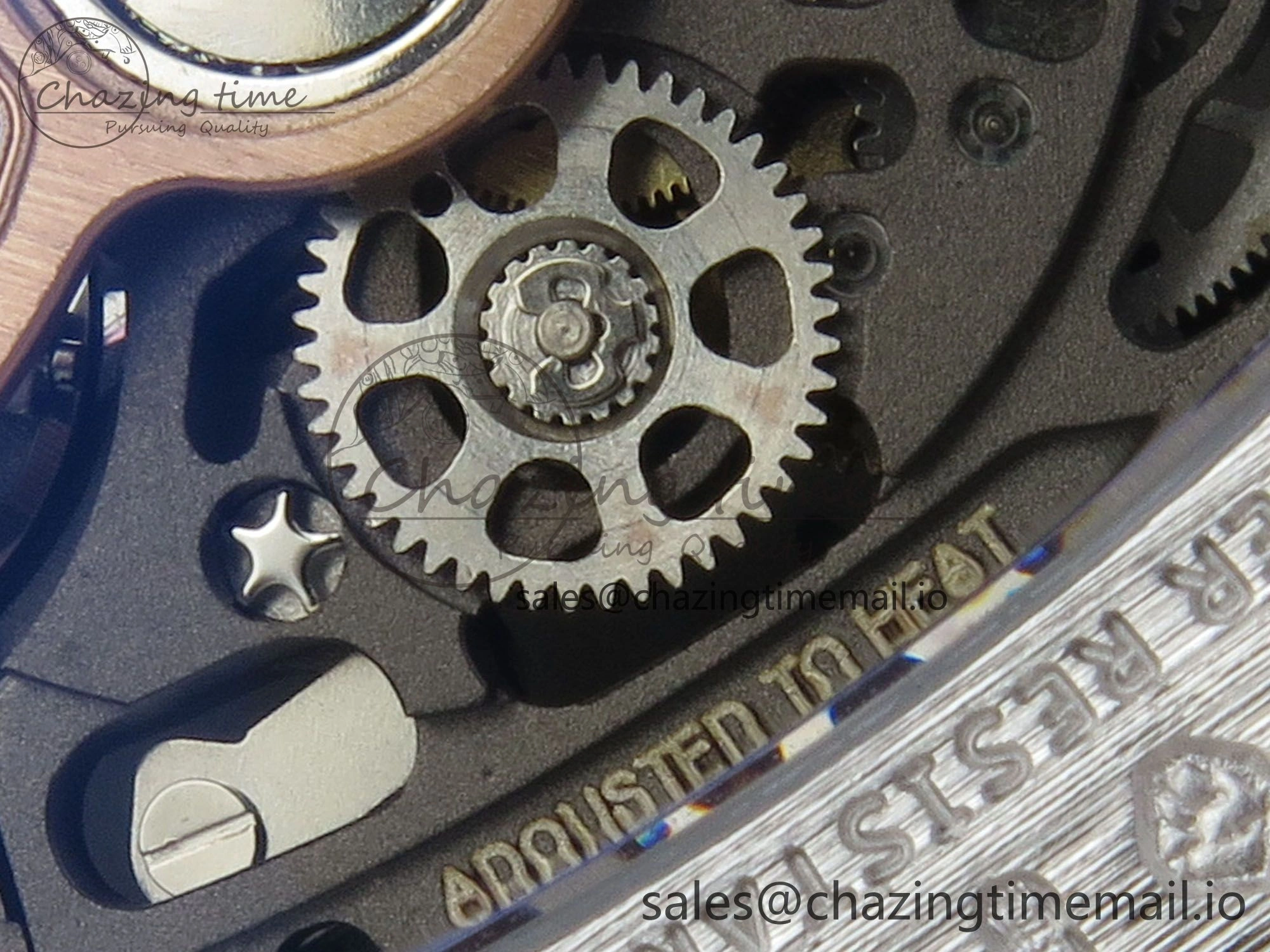 RM07 Ladies Snow Diamonds SS ZF 1:1 Best Edition Black Dial on Black Rubber Strap CRMA2 Clone EyeCatching 9146