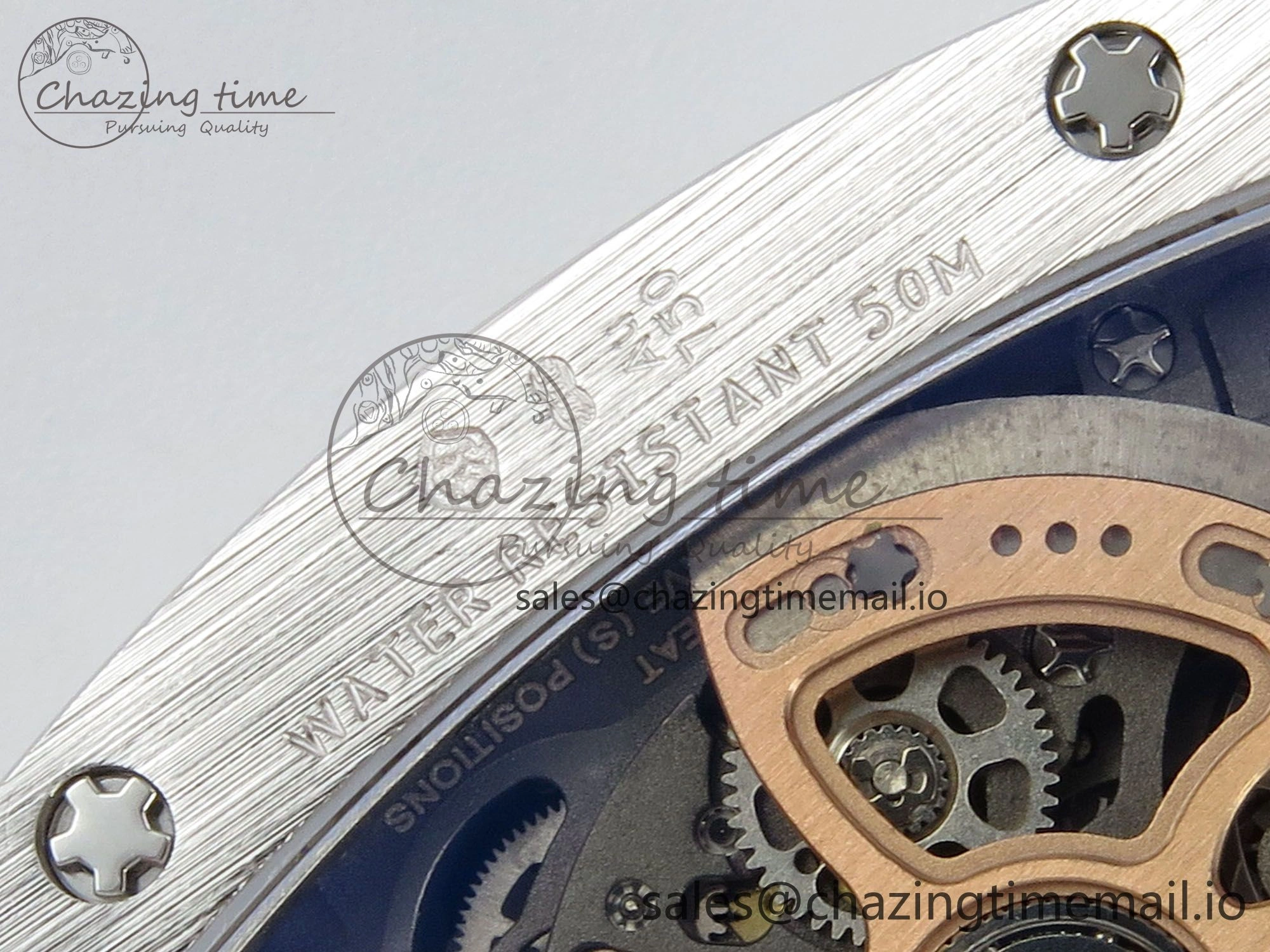 RM07 Ladies Snow Diamonds SS ZF 1:1 Best Edition Black Dial on Black Rubber Strap CRMA2 Clone EyeCatching 9146