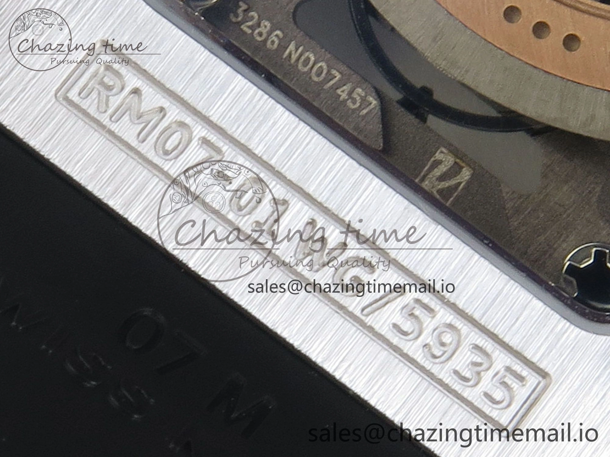 RM07 Ladies Snow Diamonds SS ZF 1:1 Best Edition Black Dial on Black Rubber Strap CRMA2 Clone EyeCatching 9146