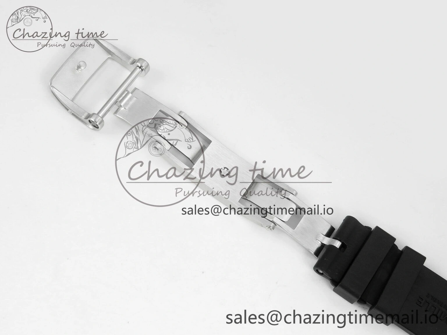 RM07 Ladies Snow Diamonds SS ZF 1:1 Best Edition Black Dial on Black Rubber Strap CRMA2 Clone EyeCatching 9146
