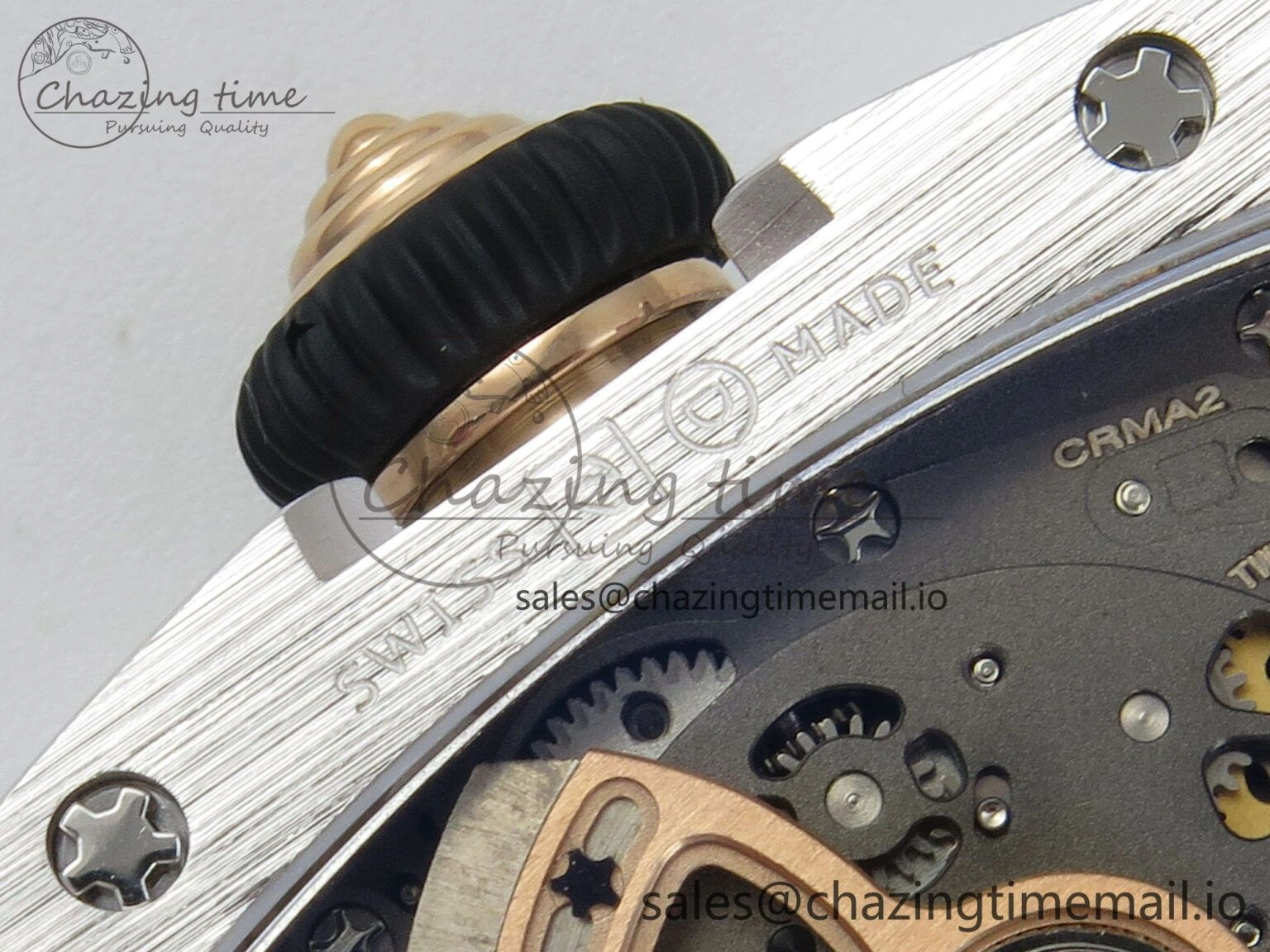 FlexibleFit RM07 Ladies Snow Diamonds SS ZF 1:1 Best Edition Red Dial on Red Rubber Strap CRMA2 Clone 9147