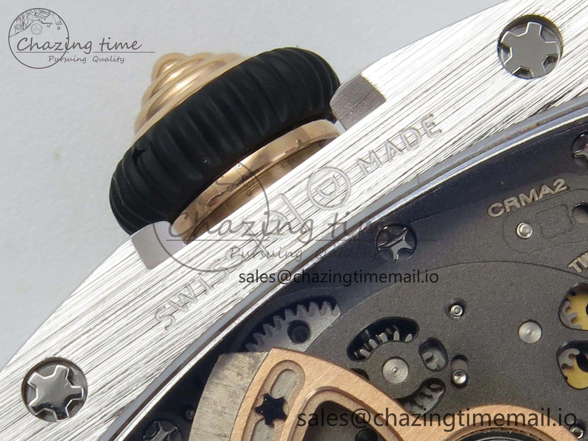 FlexibleFit RM07 Ladies Snow Diamonds SS ZF 1:1 Best Edition Red Dial on Red Rubber Strap CRMA2 Clone 9147