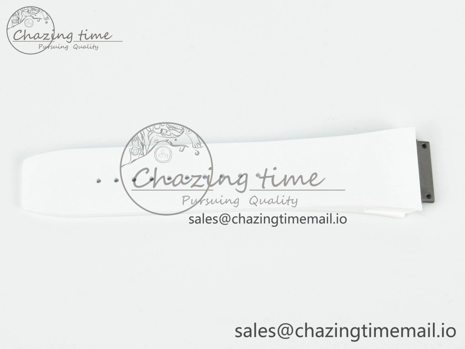 Sustainable RM072 1:1 Best Edition White Rubber Strap (Fits the Gen size) 9196