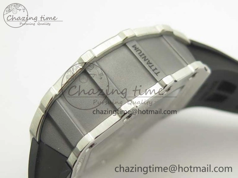 Affordable RM11-03 SS KVF 1:1 Best Edition Crystal Skeleton Dial on Racing Rubber Strap A 4919
