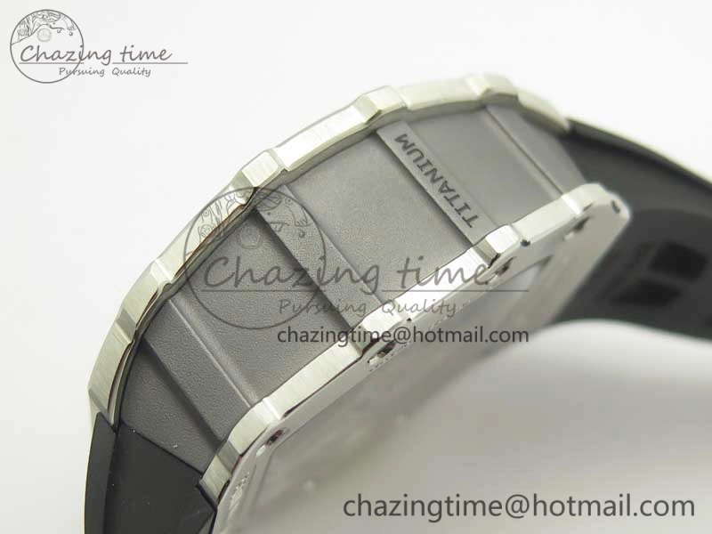 Affordable RM11-03 SS KVF 1:1 Best Edition Crystal Skeleton Dial on Racing Rubber Strap A 4919