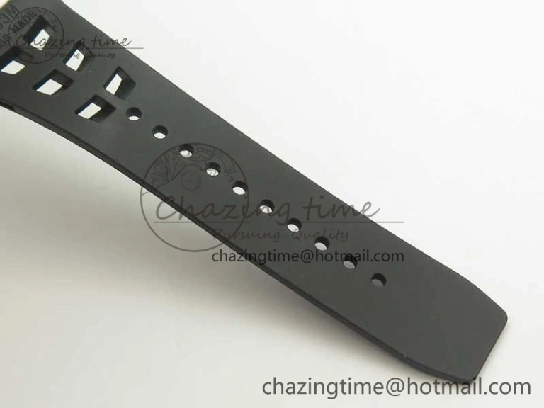 Affordable RM11-03 SS KVF 1:1 Best Edition Crystal Skeleton Dial on Racing Rubber Strap A 4919