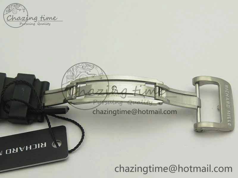 Affordable RM11-03 SS KVF 1:1 Best Edition Crystal Skeleton Dial on Racing Rubber Strap A 4919