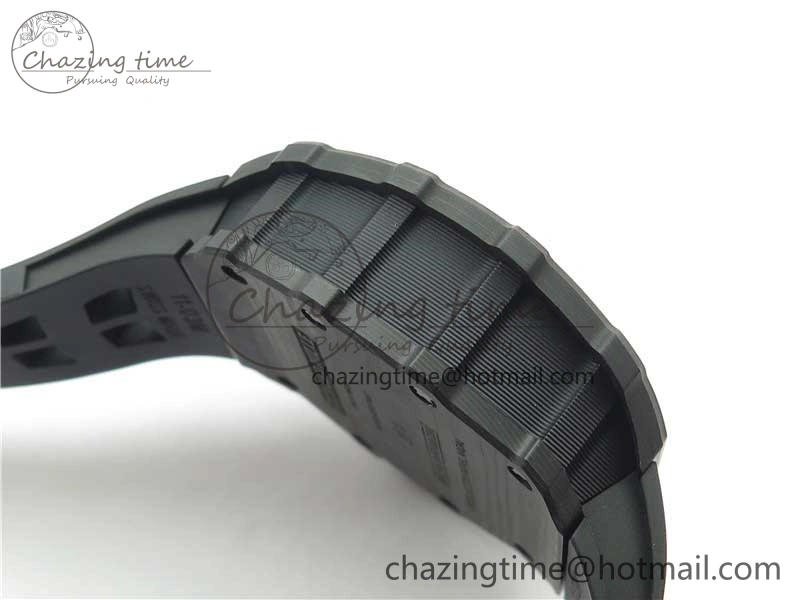 RM12 Real Tourbillon KVF Best Edition Skeleton Dial on Black Rubber Strap SmartChoice 9396