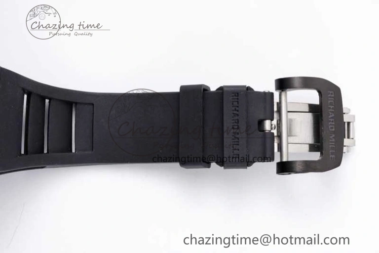 RM21-01 RG Tourbillon RMF Best Edition Skeleton Dial on Black Rubber Strap ModernLook 9384
