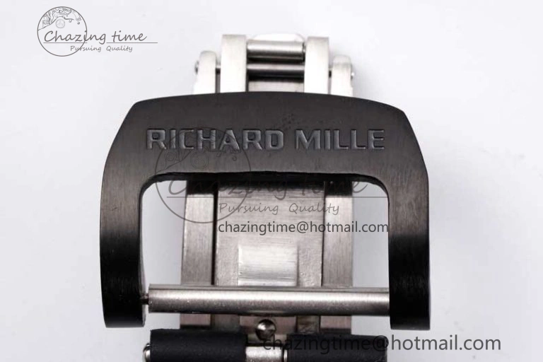 RM21-01 RG Tourbillon RMF Best Edition Skeleton Dial on Black Rubber Strap ModernLook 9384