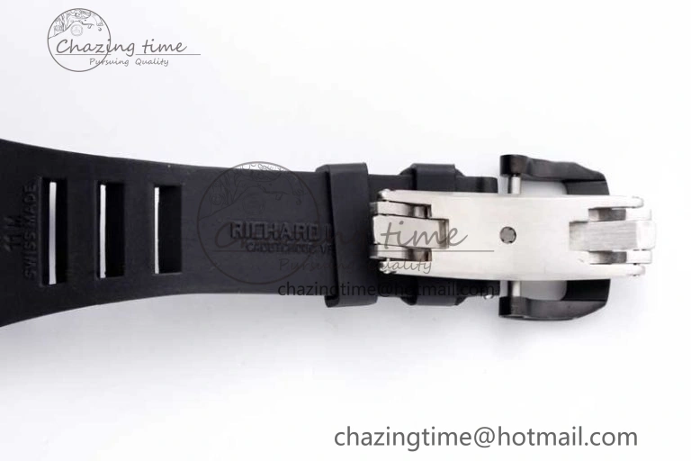 RM21-01 RG Tourbillon RMF Best Edition Skeleton Dial on Black Rubber Strap ModernLook 9384