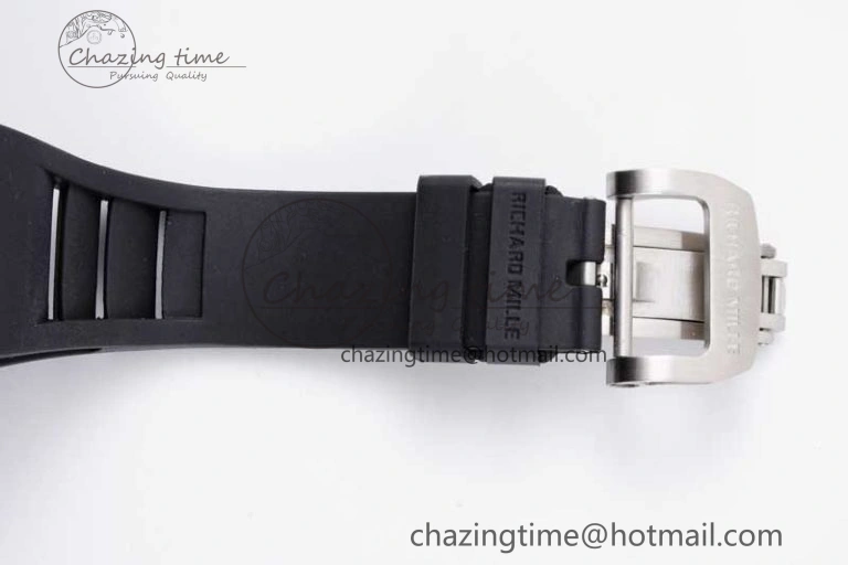GoodFit RM21-01 SS Tourbillon RMF Best Edition Skeleton Dial on Black Rubber Strap 9385