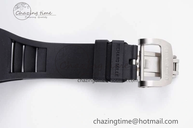 GoodFit RM21-01 SS Tourbillon RMF Best Edition Skeleton Dial on Black Rubber Strap 9385