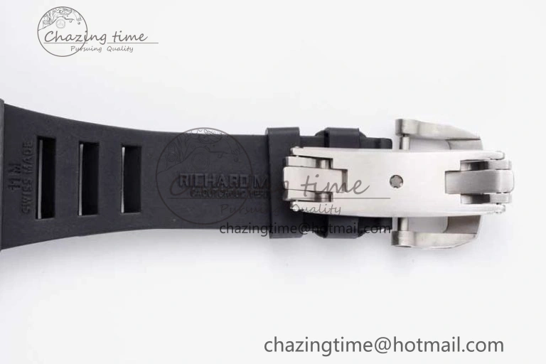 GoodFit RM21-01 SS Tourbillon RMF Best Edition Skeleton Dial on Black Rubber Strap 9385