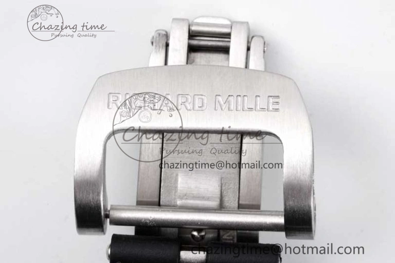 GoodFit RM21-01 SS Tourbillon RMF Best Edition Skeleton Dial on Black Rubber Strap 9385