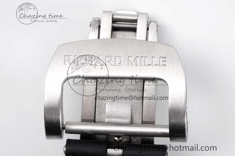 GoodFit RM21-01 SS Tourbillon RMF Best Edition Skeleton Dial on Black Rubber Strap 9385