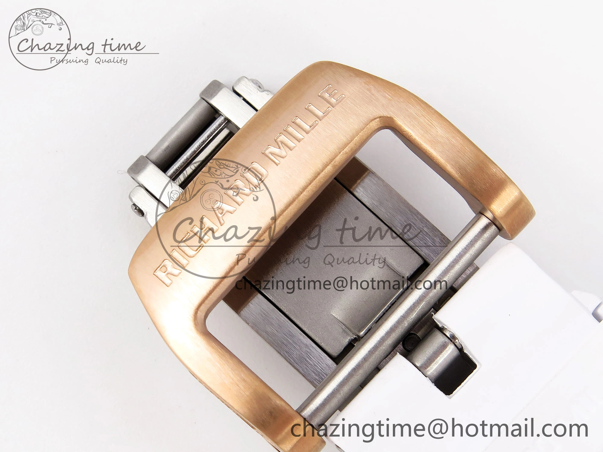 Durable RM21-01 Tourbillon NTPT RMF Best Edition RG Bezel Skeleton Dial on White Rubber Strap 9320