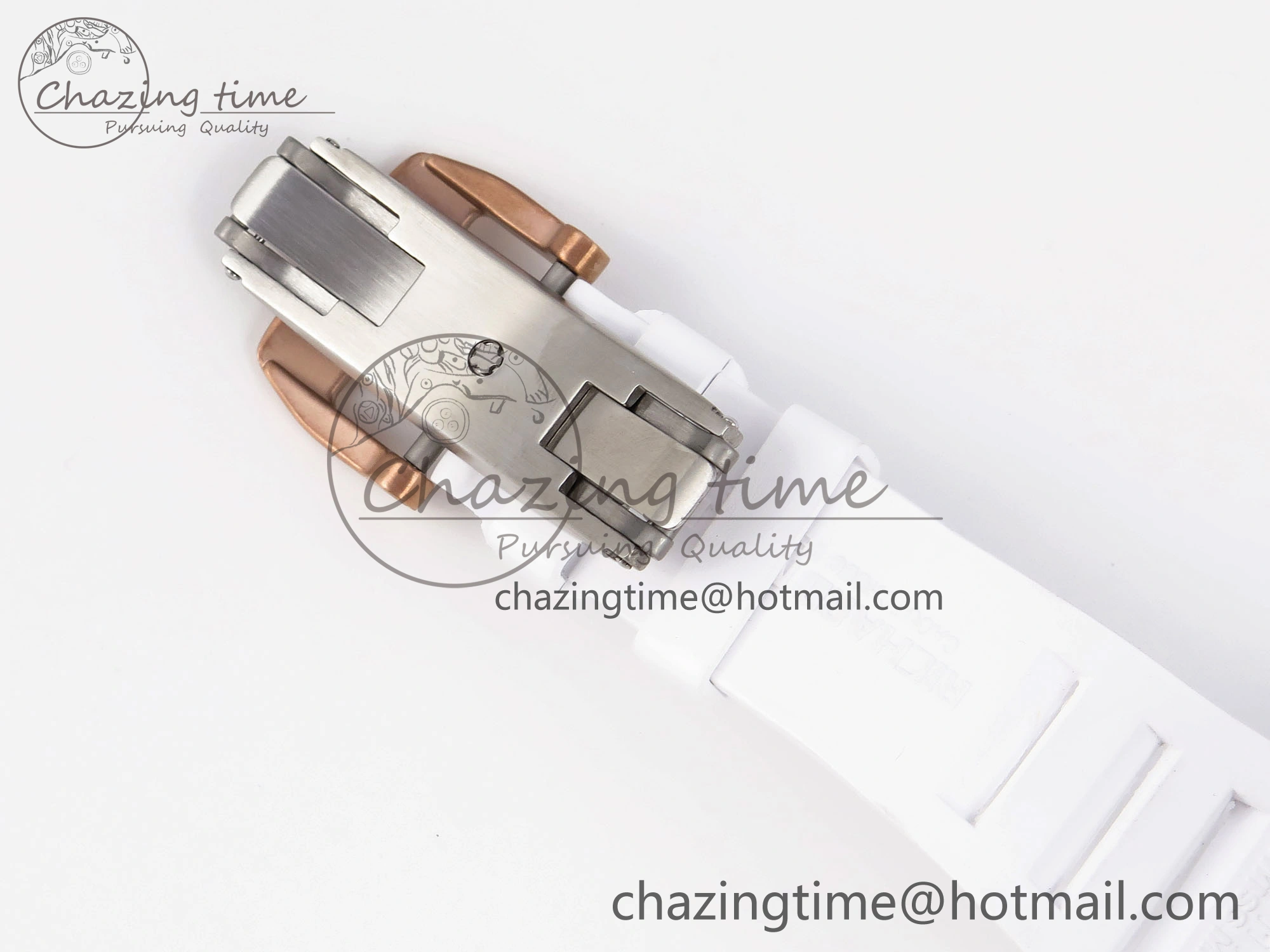 Durable RM21-01 Tourbillon NTPT RMF Best Edition RG Bezel Skeleton Dial on White Rubber Strap 9320