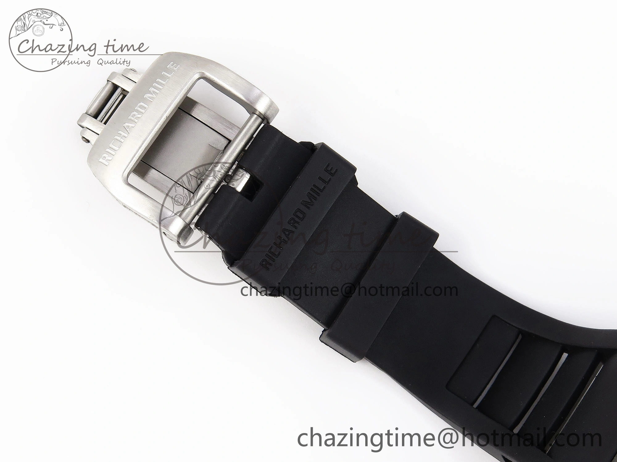 FlexibleFit RM21-01 Tourbillon NTPT RMF Best Edition Skeleton Dial on Black Rubber Strap 9319