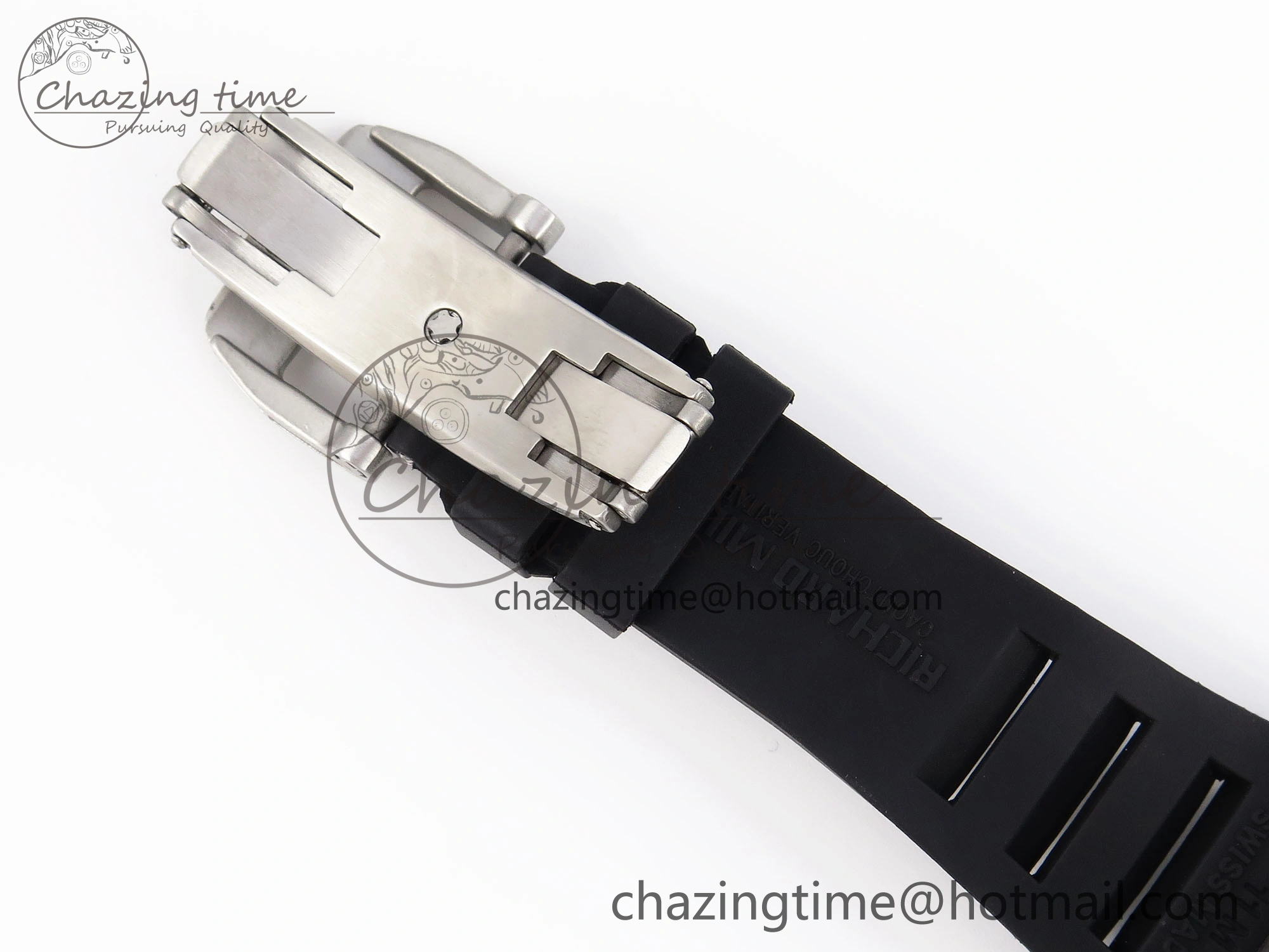 FlexibleFit RM21-01 Tourbillon NTPT RMF Best Edition Skeleton Dial on Black Rubber Strap 9319