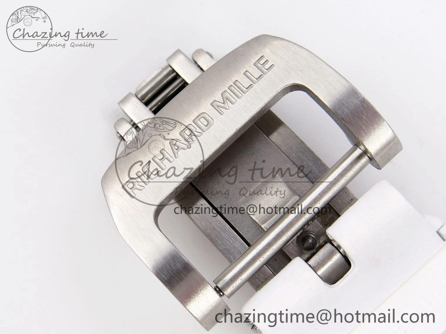 RM21-01 Tourbillon NTPT RMF Best Edition Skeleton Dial on White Rubber Strap Tailored 9322