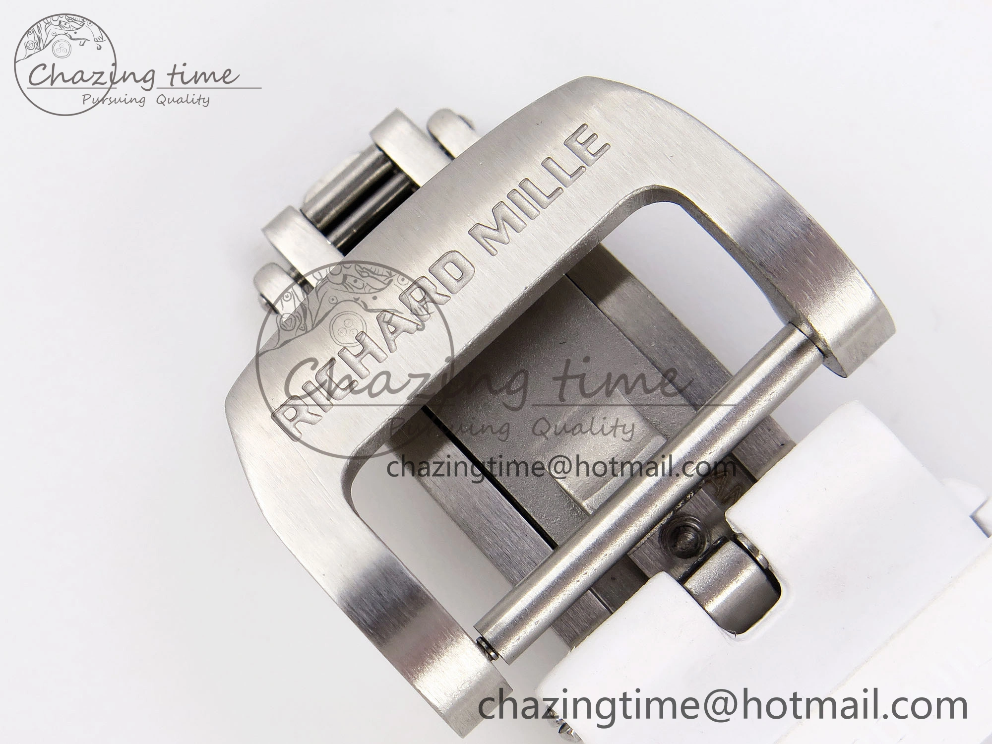 RM21-01 Tourbillon NTPT RMF Best Edition Skeleton Dial on White Rubber Strap Tailored 9322
